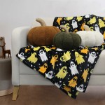 Halloween Blanket Manufacturer - Funny Ghost Flannel