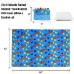 Travel Blanket Supplier - Custom Knitted Dinosaur