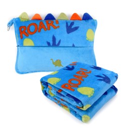 Travel Blanket Supplier - Custom Knitted Dinosaur