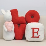 Letter Pillow Factory - Valentine Red Boucle