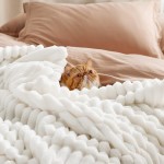 Fleece Blanket Supplier - White 50x60 Inches Cozy