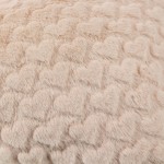 Heart Pillow Manufacturer - Rabbit Faux Fur 3D