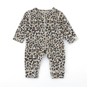 Baby Romper Factory - Cute Leopard Print Merino