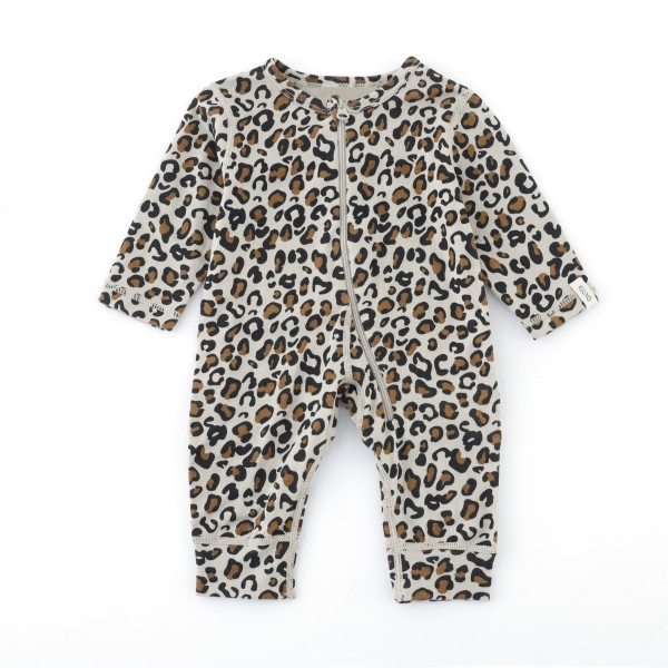 Baby Romper Factory - Cute Leopard Print Merino