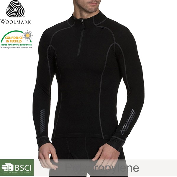 Long Underwear Supplier - Mens 1/2 Zip Top