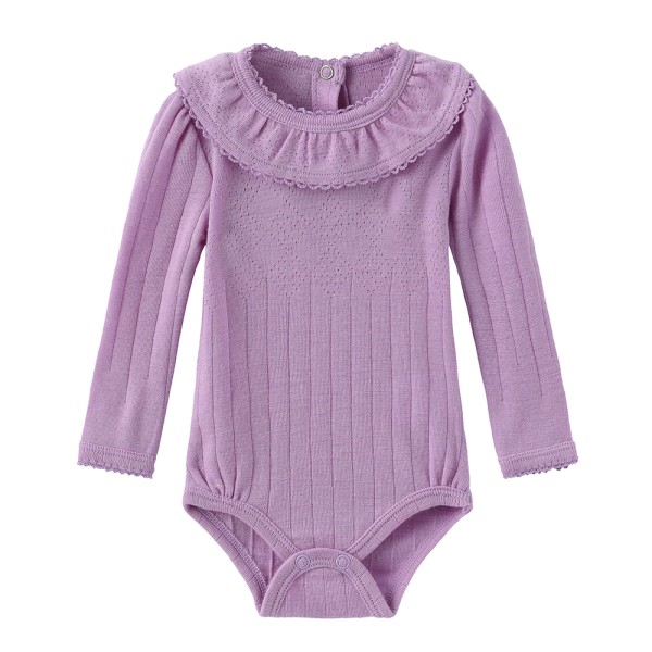 Bodysuit Supplier - Winter Pink Merino Wool