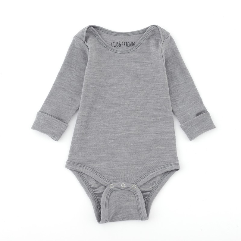 Winter Onesie Manufacturer - Merino Wool Button Closure