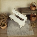Rabbit Bench Factory - Mini White Heart Cutout