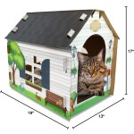 Cardboard Cat House Supplier - Portable Paper Hideaway