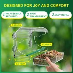 Bird Feeder Manufacturer - Clear Acrylic Detachable