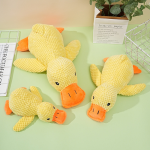 Squeaky Toy Supplier - Plush Sleeping Duck Bite-Resistant