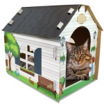 Cardboard Cat House Supplier - Portable Paper Hideaway