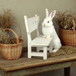 Rabbit Bench Factory - Mini White Heart Cutout