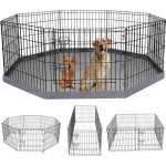 Exercise Pen Manufacturer - 8-Panel Foldable Metal