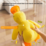 Squeaky Toy Supplier - Plush Sleeping Duck Bite-Resistant