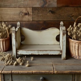 Wooden Pet Bed Manufacturer - Scalloped Headboard Design