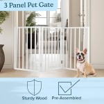 Pet Gate Factory - 3-Panel Foldable Indoor