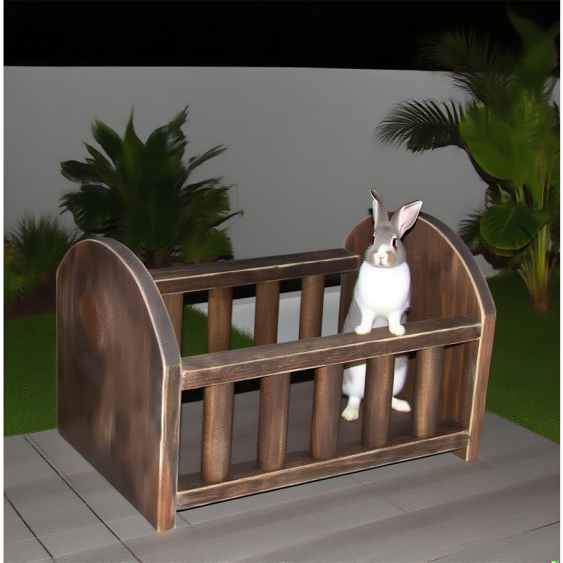 Rustic Pet Bed Factory - Multi-Use Lounge Photo Prop