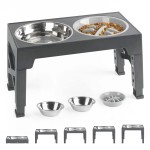 Dog Bowl Stand Supplier - 5 Heights Adjustable