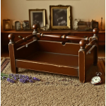 Vintage Pet Bed Supplier - Turned Posts Cream Finish