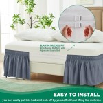Bed Skirt Manufacturer - Silky Fabric Machine Washable