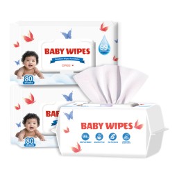 Newborn Wipes Factory - High Quality 80pcs
