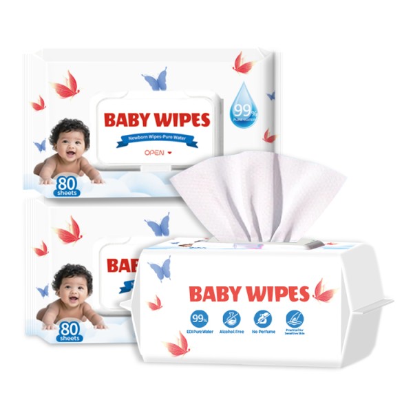 Newborn Wipes Factory - High Quality 80pcs
