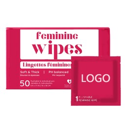 Feminine Wipes Manufacturer - 50 Pack Scented