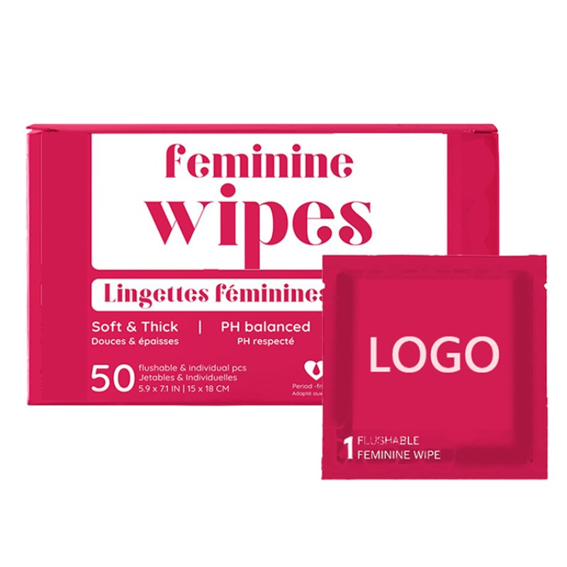 Feminine Wipes Manufacturer - 50 Pack Scented