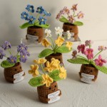Crochet Kit Manufacturer - OEM Potted Flower Knit Set