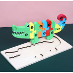 Wooden Puzzle Manufacturer - OEM Color Sorting Toy Set