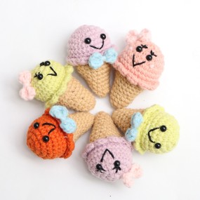 Crochet Kit Factory - Custom Ice Cream Key Ring