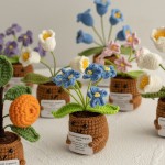 Crochet Kit Manufacturer - OEM Potted Flower Knit Set