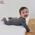 Button Bodysuit Factory - Striped Infant Set