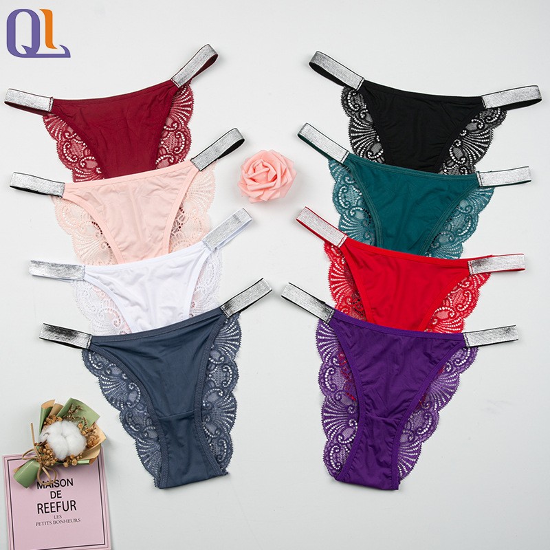 Lace Thongs Factory - Rhinestone-Embellished