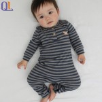 Button Bodysuit Factory - Striped Infant Set