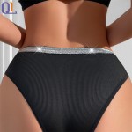 Glitter Briefs Supplier - Women's Hollow High