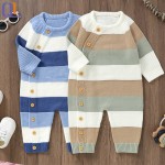 Striped Jumpsuit Factory - Soft Acrylic Knit