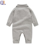 Knitted Romper Manufacturer - Solid Long Sleeve