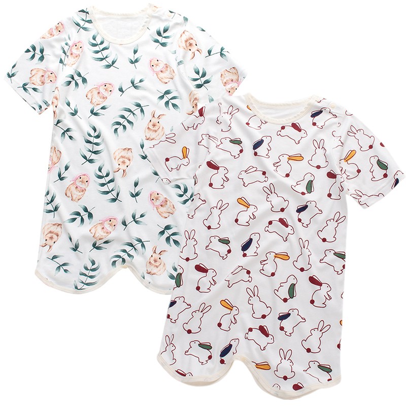 Bamboo Romper Supplier - Animal Print Short