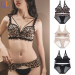 Lace Bra Set Factory - New Arrival Leopard