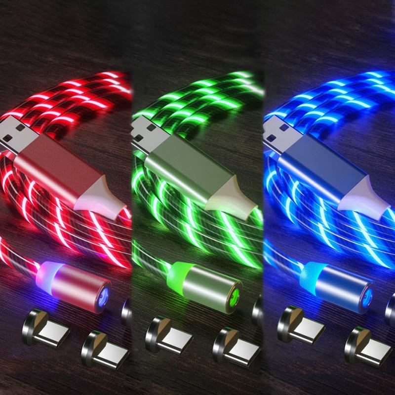 Data Cable Factory - Custom LED Luminous Magnetic Cable