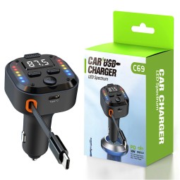 Car Charger Manufacturer - OEM Dual Type C FM Transmitter