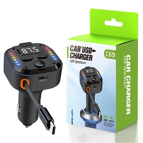 Car Charger Manufacturer - OEM Dual Type C FM Transmitter