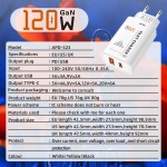 Wall Charger Factory - Custom 120W 2-Port Fast Charger