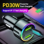 Car Charger Manufacturer - OEM 60W Dual Port Car Charger