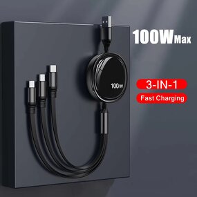 Data Cable Manufacturer - OEM 3 in 1 Nylon Braid Cable