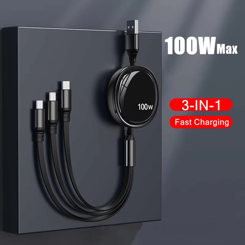 Data Cable Manufacturer - OEM 3 in 1 Nylon Braid Cable