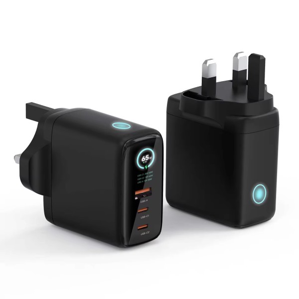 Wall Charger Manufacturer - OEM 65W 3-Port GaN Adapter