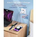 Wall Charger Manufacturer - OEM 40W 4 Port USB C Adapter